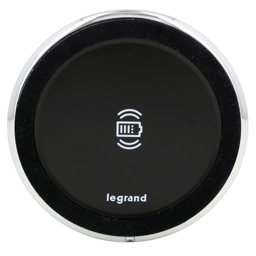 Incara Disq 80 Qi - Carregador sem fios 15 W - IP 44 - IK 08 - Preto