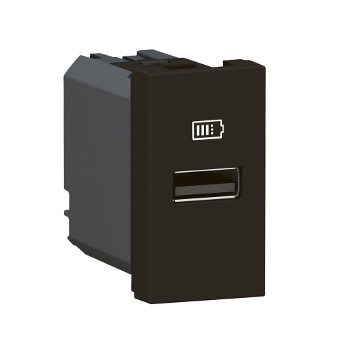 MOSAIC USB-A 1MD 3A 15W PRETO