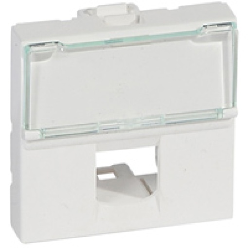 Mosaic - Adaptador para 1 conector formato Keystone - 2 módulos - Branco