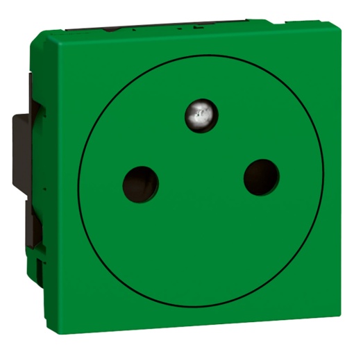 Mosaic - Tomada 2PT - standard Francês - verde