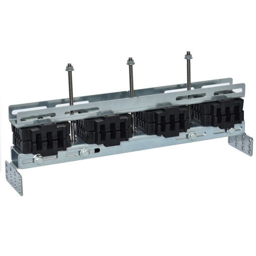 Suporte pbarras de alumínio  4000 A- posição alinhada - proflarg. 600800mm