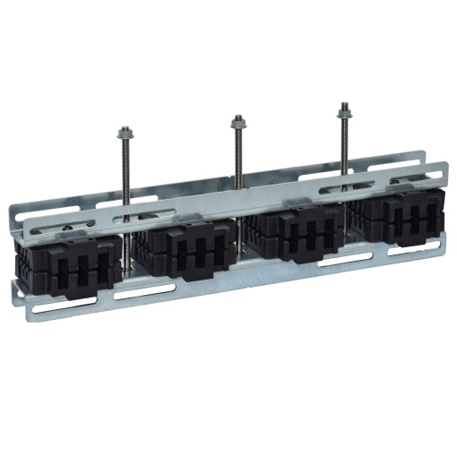 Suporte adicional para barras de alumínio  4000 A - entre-eixos 125 mm