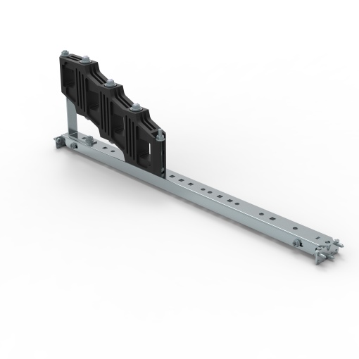 Suporte para barras alumínio  1600 A - Comprimento 700 mm