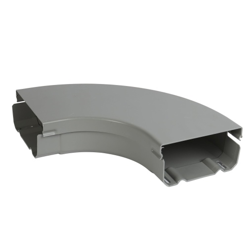 Caminho de cabos PVC - Curva a 90o com tampa - 200 x 100 mm