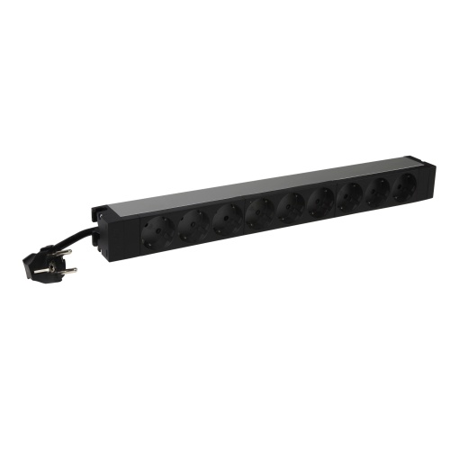 LCS³ Bloco PDU 19" - 1 U - 9 tomadas x 2PT Schuko