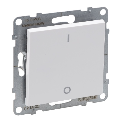 Suno - Interruptor bipolar 10 AX - 250 V, ligadores de parafusos, Branco