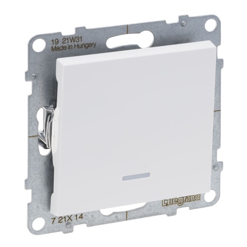 Suno - Interruptor com sinalização, 16 AX - 250 V, Branco