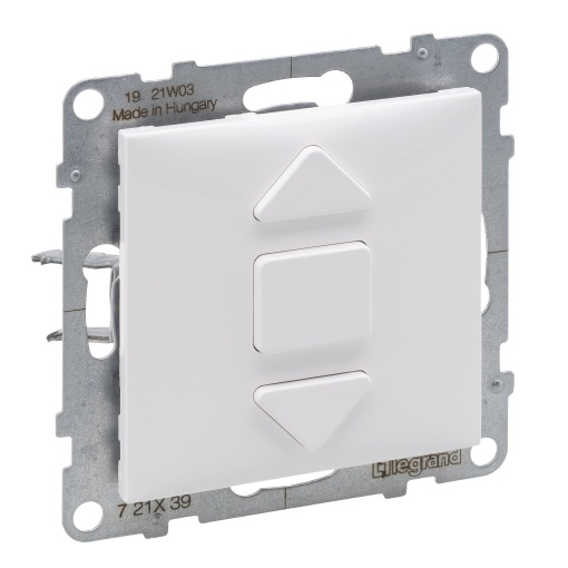 Suno - Interruptor de estores, 6 AX - 250 V, ligadores automáticos, Branco