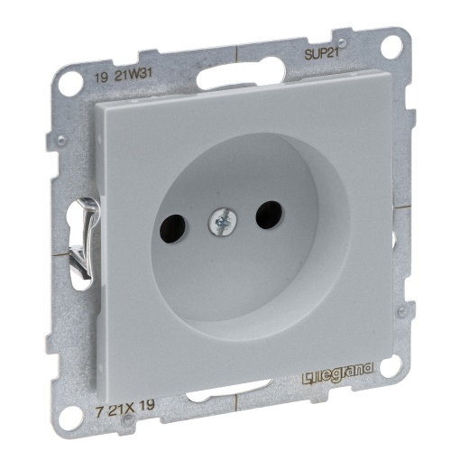 Suno - Tomada 2P, 16 A - 230 V, ligadores parafusos, Alumínio