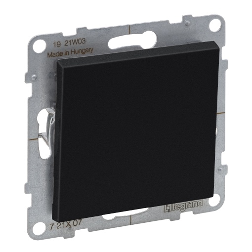 Suno - Inversor de grupo, 10 AX - 250 V, ligadores de parafusos, Preto mate