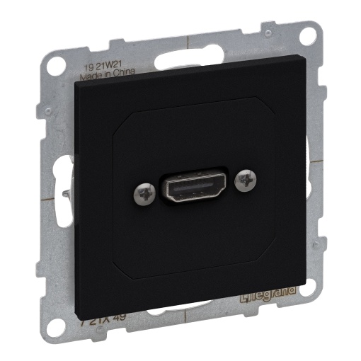 Suno - Tomada HDMI pré-cablada, Preto mate