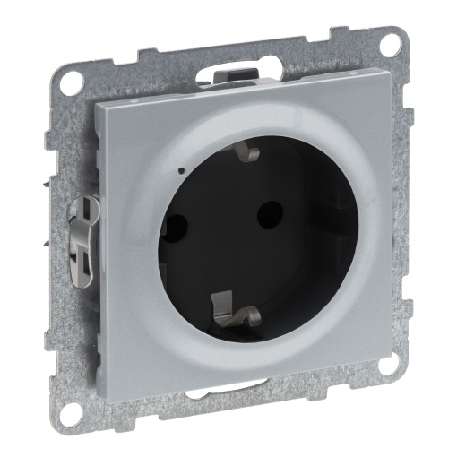 Tomada de energia conectada - 2PT tipo Schuko - New Suno with Netatmo- Alumínio