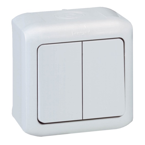 Forix estanque IP 44 - Comutador de lustre - 10 AX - 250 V - Cinzento