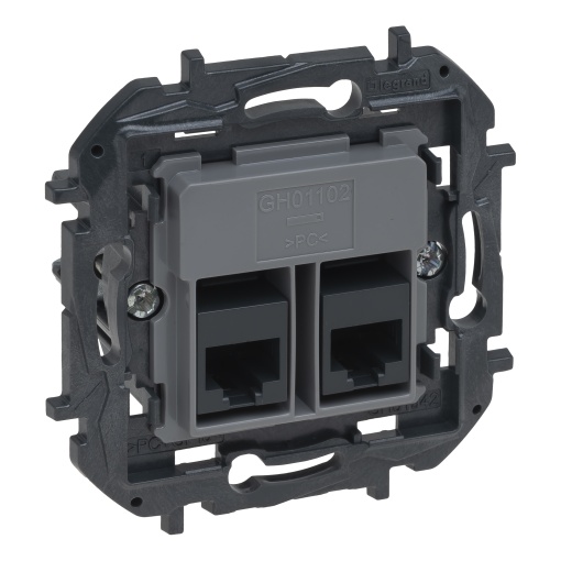 Niloé Step - Tomada RJ 45, Cat. 6 - com 2 saídas UTP