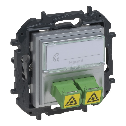 Niloé Step - Tomada de Fibra ótica - SCAPC - Simplex - Alumínio