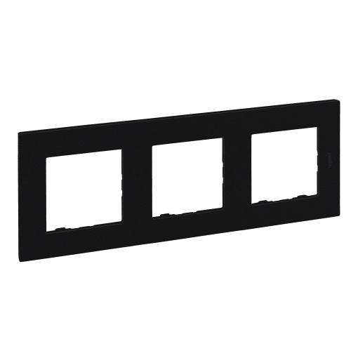 Niloé Step - Quadro Triplo horizontalvertical - Preto mate