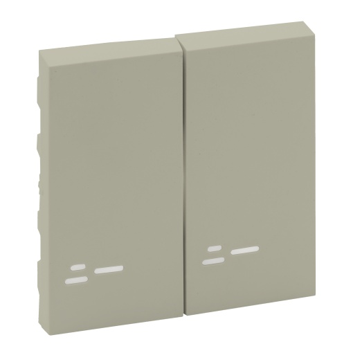 Niloé Step - Teclas duplas com visor par - Areia