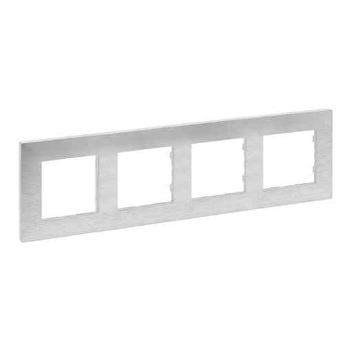 Niloé Step - Quadro Quádruplo horizontalvertical - Alumínio escovado