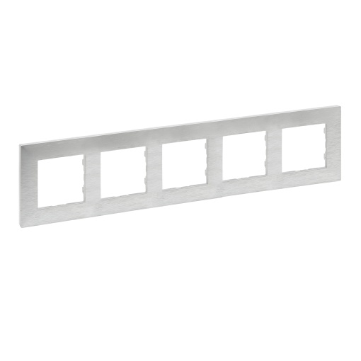 Niloé Step - Quadro Quíntuplo horizontalvertical - Alumínio escovado