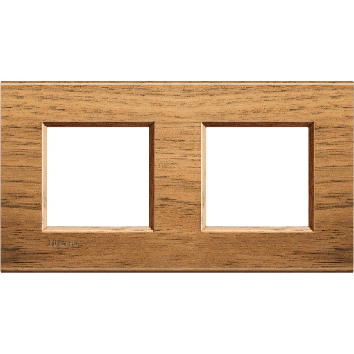 Livinglight - Quadro duplo H  V - Nogueira