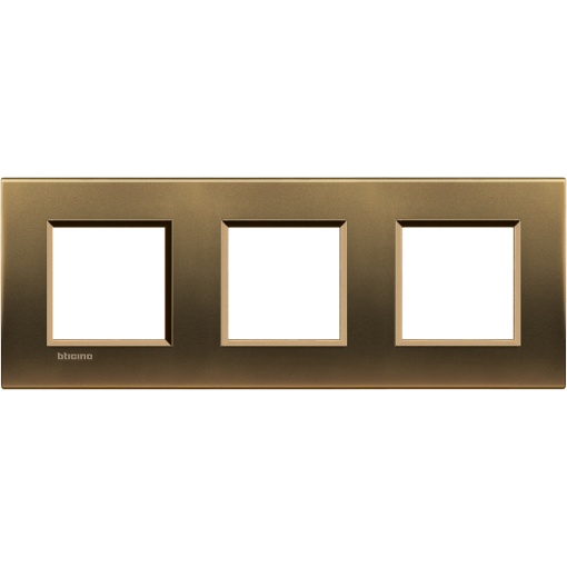 Livinglight - Quadro triplo H  V - Bronze