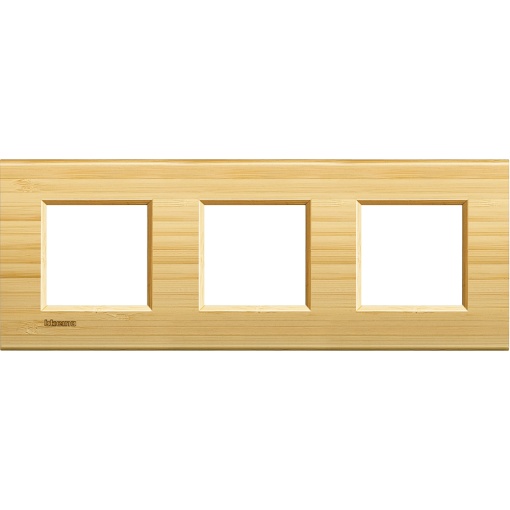 Livinglight - Quadro triplo H  V - Bambu