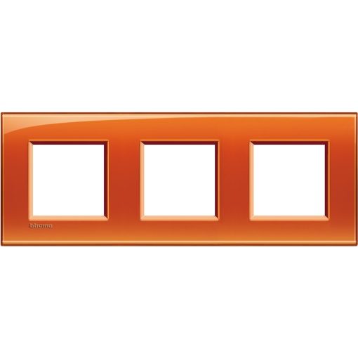 Livinglight - Quadro triplo H  V - Laranja