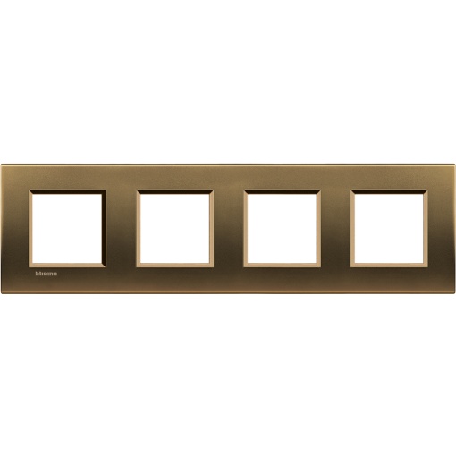 Livinglight - Quadro quádruplo H  V - Bronze