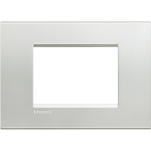 Livinglight - Quadro para 3 módulos - Prata