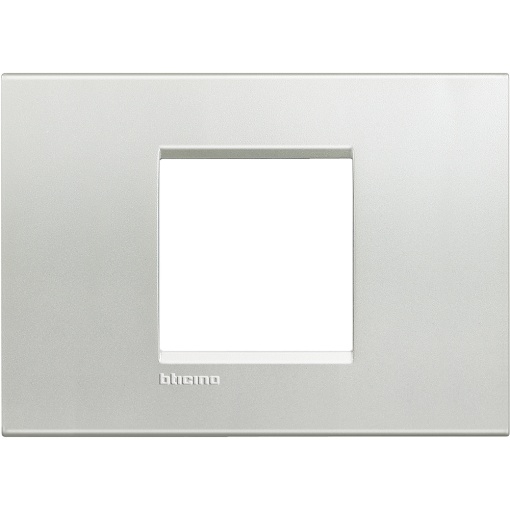 Livinglight - Quadro simples XL, para 2 módulos centrados - Prata