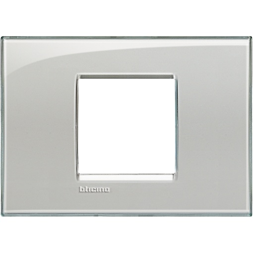 Livinglight - Quadro simples XL, para 2 módulos centrados - Cinzento gelo