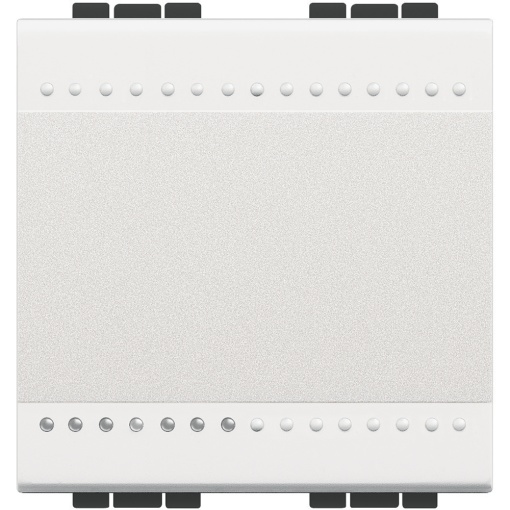 Livinglight - Comutador escada iluminável, Lig. Automático - Branco, 2 módulos