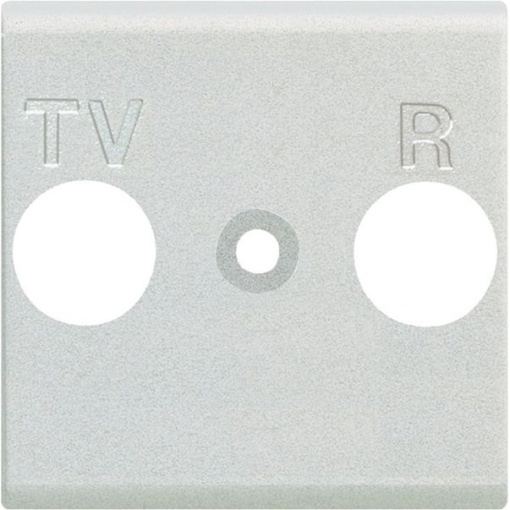 Livinglight - Adaptador espelho central TVRD - Branco, 2 módulos