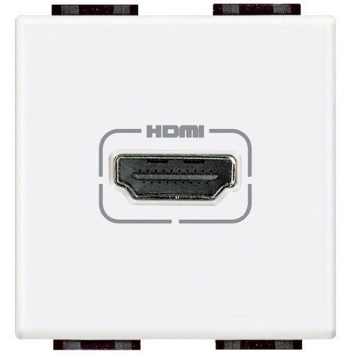 Livinglight - Tomada áudiovídeo - HDMI - Branco - 2 módulos