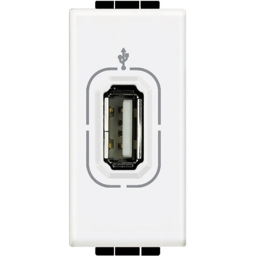 Livinglight - Tomada áudiovídeo - USB - Branco - 1 módulo