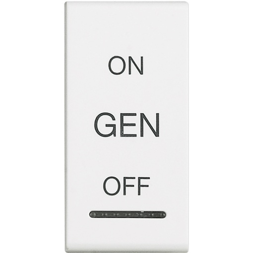 Livinglight MyHOME - Tecla com símbolo ONOFF Geral - Branco, 1 módulo