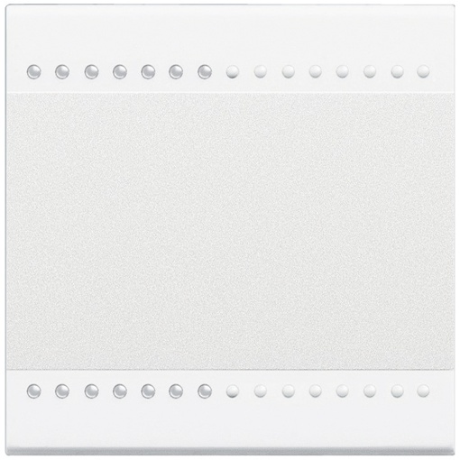 Livinglight MyHOME - Tecla neutra luminosa - Branco, 2 módulos