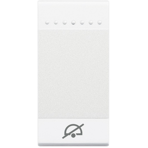 Livinglight - Tecla basculante Não incomodar DND - Branco, 1 módulo