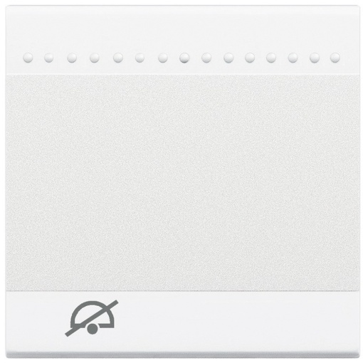 Livinglight - Teclas com símbolo Não incomodar DND - Branco - 2 módulos