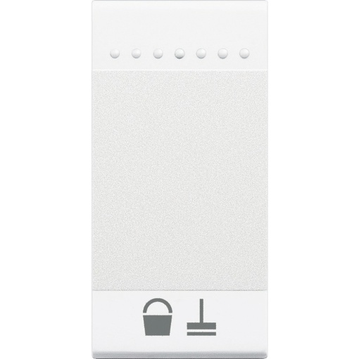 Livinglight - Tecla basculante Arrumar o Quarto MUR - Branco, 1 módulo
