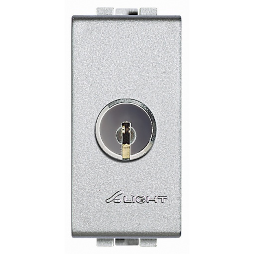 Livinglight - Interruptor bipolar 16 AX com chave - Tech, 1 módulo