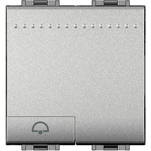 Livinglight - Botão 10 A iluminável NA - Campainha- Tech, 2 módulos