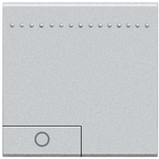 Livinglight - Tecla basculante com símbolo Luz - Tech, 2 módulos