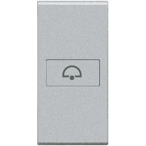 Livinglight - Tecla axial com símbolo Campainha - Tech, 1 módulo