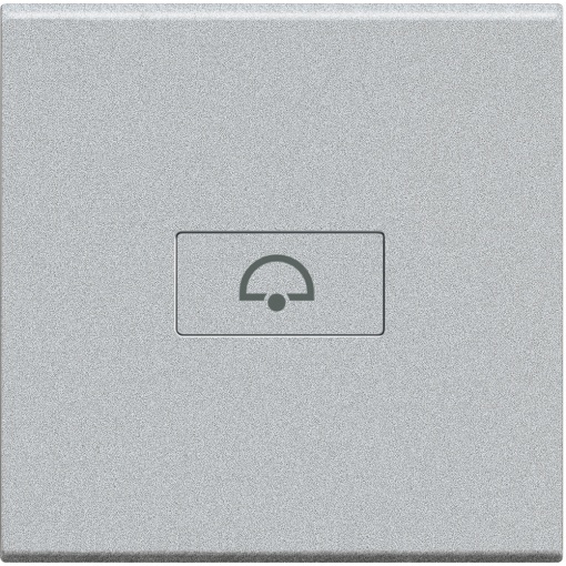 Livinglight - Tecla axial com símbolo Campainha - Tech, 2 módulos