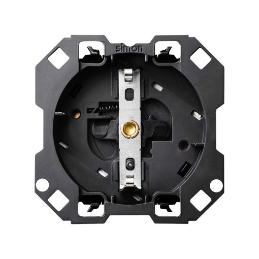 Base de enchufe schuko 16 A 250V con sistema de embornamiento 1click Simon 100