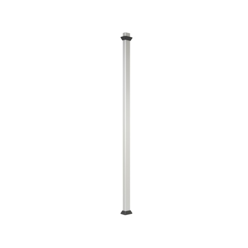Columna aluminio de 1 cara y 3 metros de longitud y embellecedores grafito Simon 500 Cima