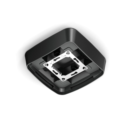Adaptador de instalación en superficie for detector de Presencia Real KNX negro