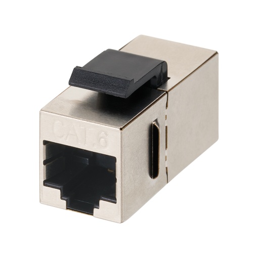 Conector de datos RJ45 categoría 6 FTP Keystone hembra-hembra Simon Cableado Estructurado