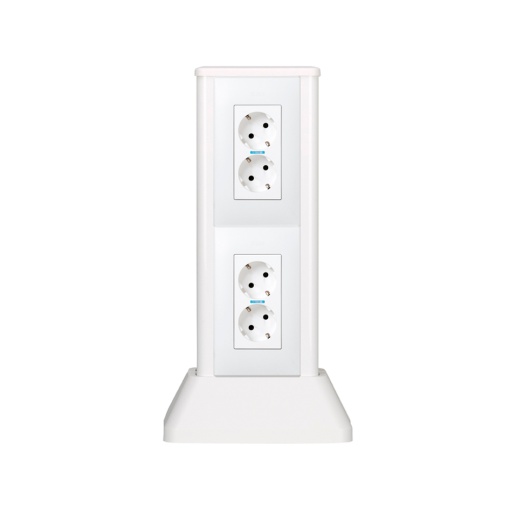 Bastidor y marco embellecedor para columnas y minicolumnas blanco Simon 500 Cima